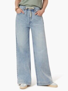 Scotch & Soda The Wave Highest Rise Wide Leg Drawstring Jeans NWT Size M Naples